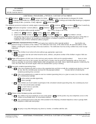 Form FL-341(D) Additional Provisions - Physical Custody Attachment - California