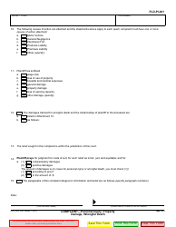 Form PLD-PI-001 Complaint - Personal Injury, Property Damage, Wrongful Death - California, Page 3
