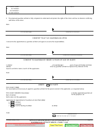 Form FL-935 Application and Order for Appointment of Guardian Ad Litem of Minor - Family Law - California, Page 2