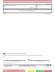 Document preview: Form GC-112(A-2) Declaration Continuation Page - California