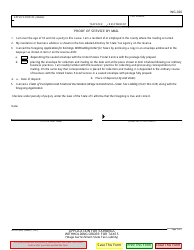 Form WG-020 Application for Earnings Withholding Order for Taxes (State Tax Liability) - California, Page 2