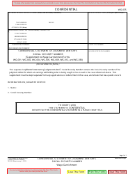 Document preview: Form WG-035 Confidential Statement of Judgment Debtor's Social Security Number - California
