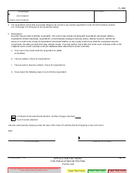 Form FL-980 Application for Order for Publication or Posting - California, Page 2