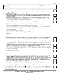 Form CR-102 Domestic Violence Plea Form With Waiver of Rights (Misdemeanor) - California, Page 2