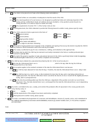 Form JV-667 Custodial and out-Of-Home Placement Disposition Attachment - California, Page 2