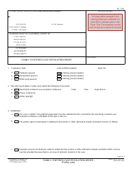 Document preview: Form FL-174 Family Centered Case Resolution Order - California