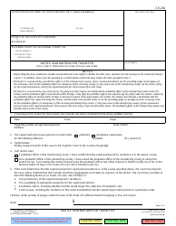 Document preview: Form CR-250 Notice and Motion for Transfer - California