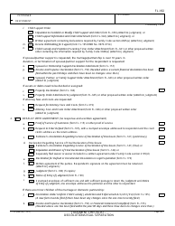 Form FL-182 Judgment Checklist - Dissolution/Legal Separation - California, Page 2