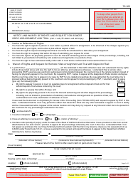 Document preview: Form TR-505 Notice and Waiver of Rights and Request for Remote Video Arraignment and Trial - California