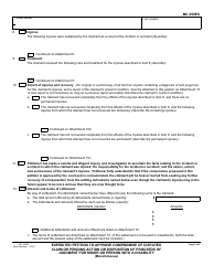 Form MC-350EX Expedited Petition to Approve Compromise of Disputed Claim or Pending Action or Disposition of Proceeds of Judgment for Minor or Person With a Disability - California, Page 3
