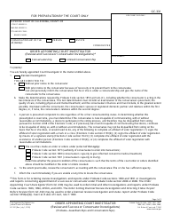 Document preview: Form GC-331 Order Appointing Court Investigator (Review and Successor Conservator Investigations) - California