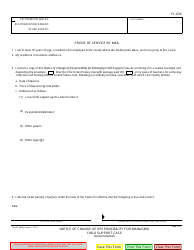Form FL-634 Notice of Change of Responsibility for Managing Child Support Case - California, Page 2