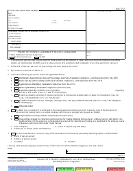 Document preview: Form DAL-012 Proof of Service - Disability Access Litigation - California