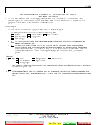 Document preview: Form JV-456 Twenty-Four-Month Permanency Attachment: Child Reunified (Welf. & Inst. Code, 366.25) - California