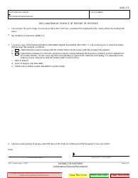 Form ADR-111 Report of Referee - California, Page 2