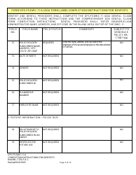 Instructions for Form DFS-F5-DWC-11, ADA Form J430D Ada Dental Claim Form - Florida, Page 3