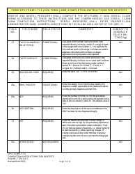 Instructions for Form DFS-F5-DWC-11, ADA Form J430D Ada Dental Claim Form - Florida, Page 5