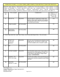 Instructions for Form DFS-F5-DWC-11, ADA Form J430D Ada Dental Claim Form - Florida, Page 9