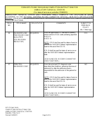 Instructions for Form UB-04, CMS-1450 Institutional Billing Form (Ambulatory Surgical Centers) - Florida, Page 9