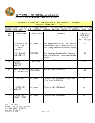 Instructions for Form UB-04, CMS-1450 &quot;Institutional Billing Form (Nursing Home Facilities)&quot; - Florida
