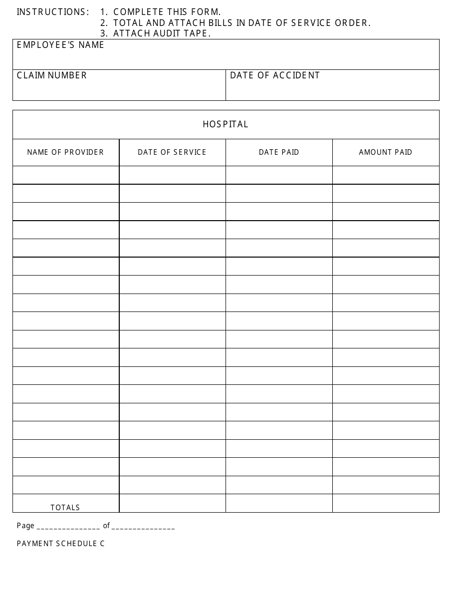 Form DFS-F1-SDF-2 Reimbursement Request - Florida, Page 4