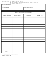 Form DFS-F1-SDF-2 Reimbursement Request - Florida, Page 6