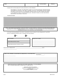Form EAO1 Request for Assistance - Florida, Page 2