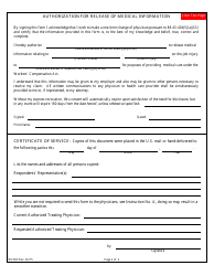 Form WC003 Notice of One-Time Change of Physician &amp; Authorization for Release of Medical Information - Colorado, Page 2