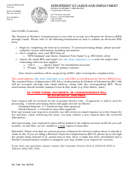 Document preview: Instructions for Form WC134 Request for Services - Colorado
