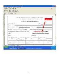 Form WC169 Sender&#039;s Transmission Profile - Colorado, Page 2