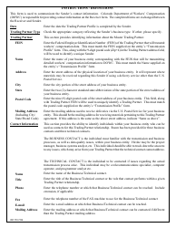 Form WC170 Sender&#039;s Trading Partner Profile - Colorado, Page 4