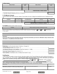 Form JD-FM-6-SHORT Financial Affidavit - Connecticut, Page 4
