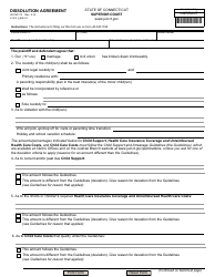 Document preview: Form JD-FM-172 Dissolution Agreement - Connecticut