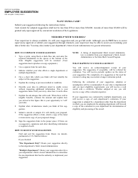 Form STD.645 Employee Suggestion - California, Page 3