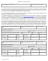 Form UITL-39 Employee-Leasing Company Application, Annual Report, and Certification - Colorado, Page 2