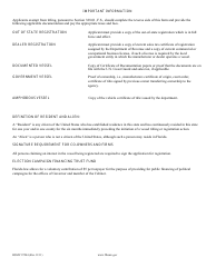 Form HSMV87244 Application to Register Non-titled Vessels - Florida, Page 2