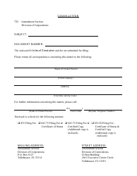 Form CR2E059A Articles of Dissolution - Florida, Page 2