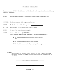 Form CR2E059A Articles of Dissolution - Florida, Page 3
