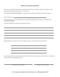 Form CR2E059A Articles of Dissolution - Florida, Page 4