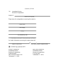 Form CR2E120 Articles of Merger for Florida Profit or Non-profit Corporation Into Other Business Entity - Florida, Page 2