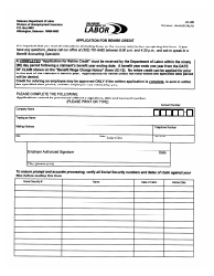 Form UC-400 &quot;Application for Rehire Credit&quot; - Delaware