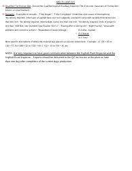 Form 675-030-20 Asphalt Roadway - Daily Report of Quality Control - Florida, Page 8