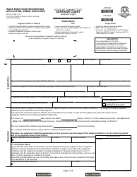 Document preview: Form JD-CV-3 Wage Execution Proceedings - Application, Order, Execution - Connecticut