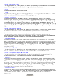 Instructions for Form JD-FM-6-LONG Financial Affidavit - Connecticut, Page 4