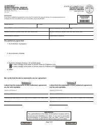 Document preview: Form JD-FM-243 Agreement - Nonadversarial Divorce (Dissolution of Marriage) - Connecticut