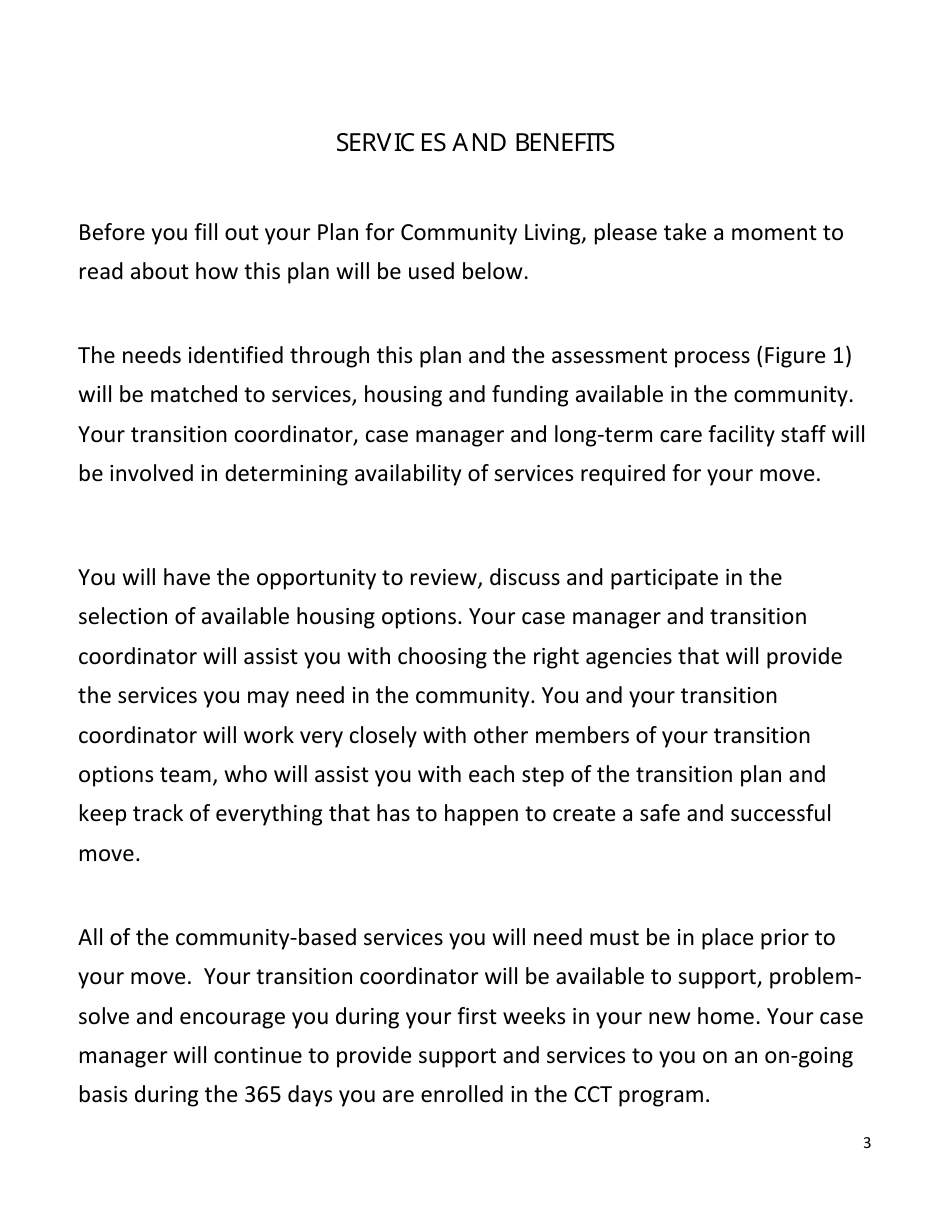 Plan for Community Living Guide - Colorado, Page 5