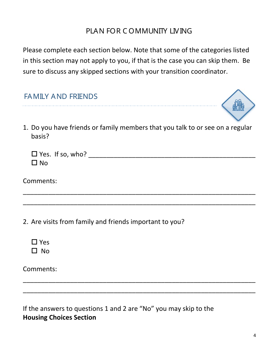 Plan for Community Living Guide - Colorado, Page 6