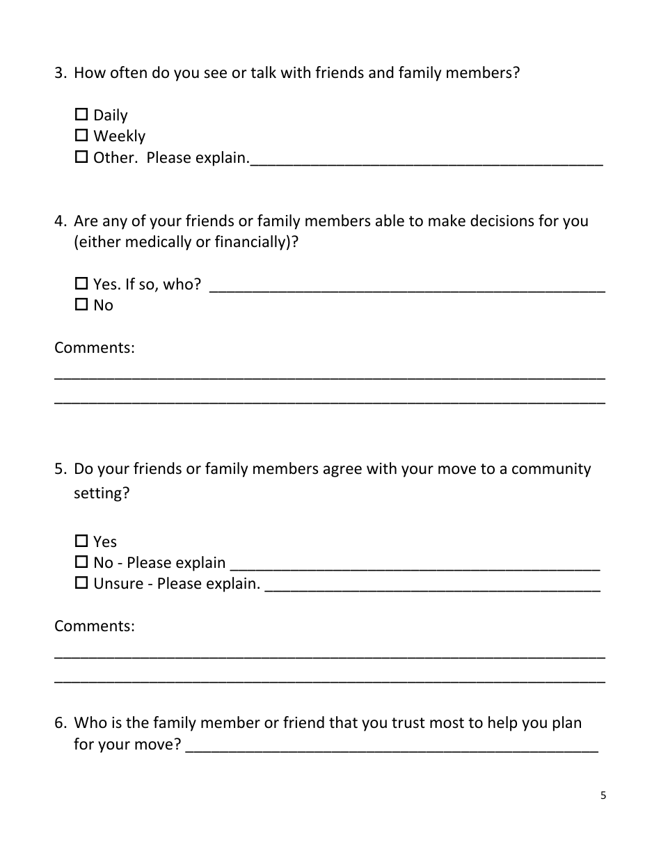 Plan for Community Living Guide - Colorado, Page 7