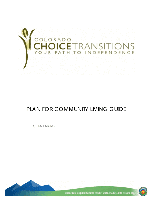 Plan for Community Living Guide - Colorado Download Pdf