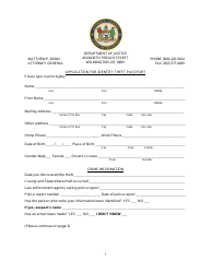 Document preview: Application for Identity Theft Passport - Delaware